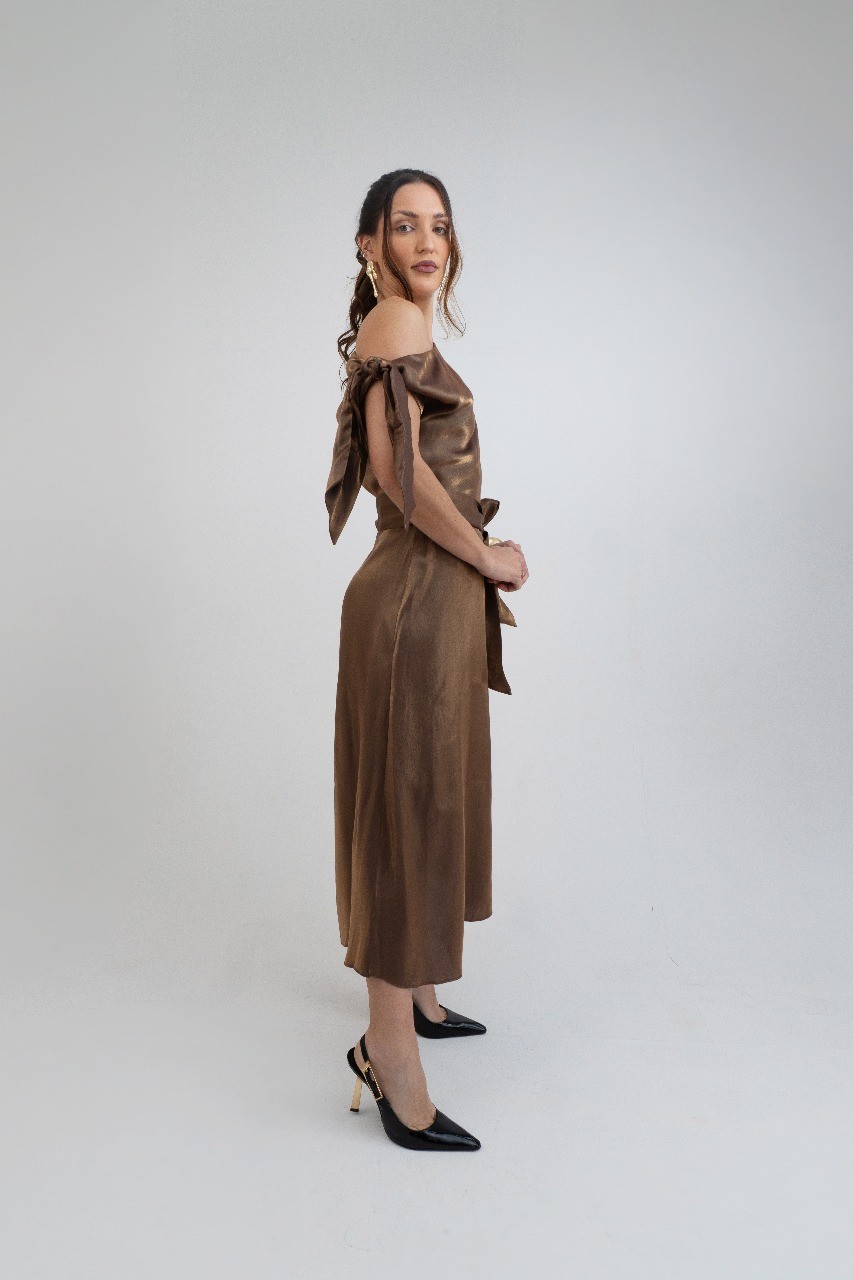 VESTIDO MIDI OMBRO SO COM FAIXA MORENA ROSA VESTIDO MIDI OMBRO SO COM FAIXA MORENA ROSA