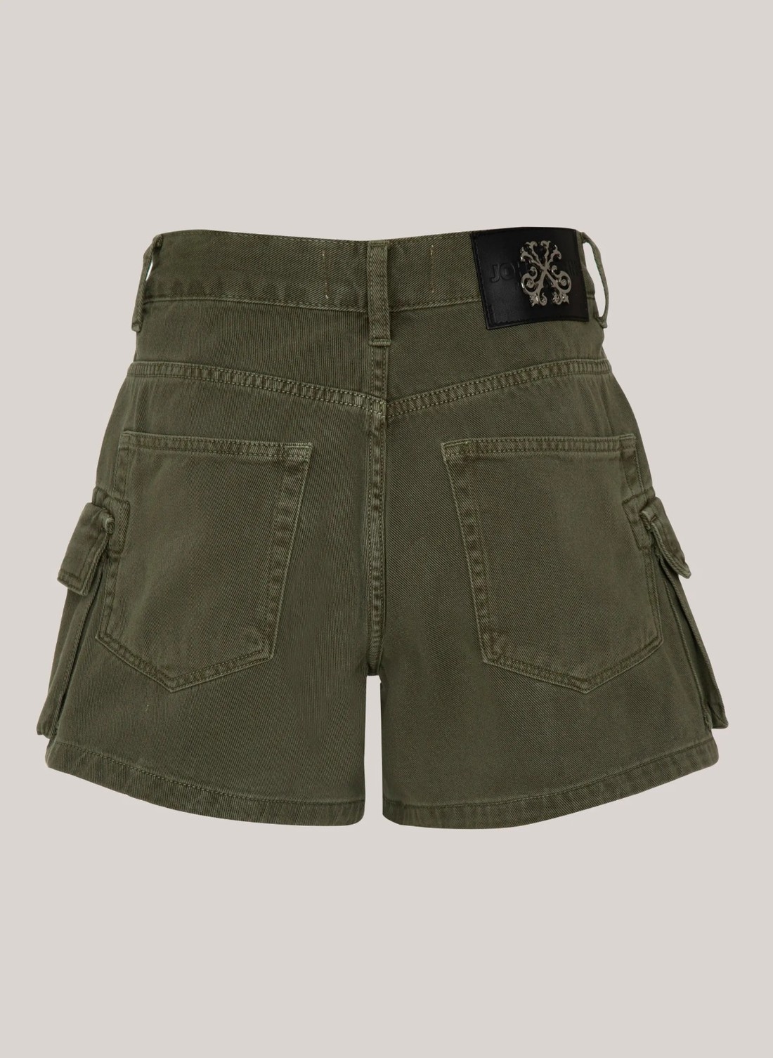 SHORTS EVASE GREEN BERLIM VERDE MILITAR JOHN JOHN SHORTS EVASE GREEN BERLIM VERDE MILITAR JOHN JOHN
