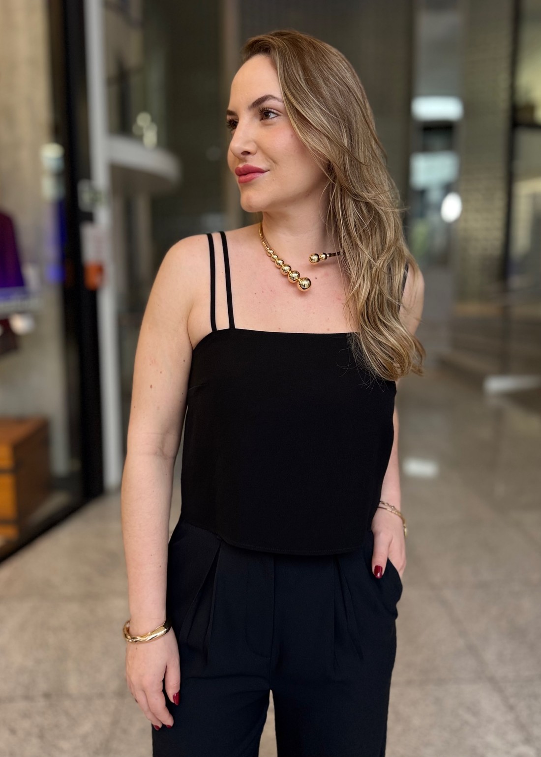 BLUSA BIA PRETA NV BLUSA BIA PRETA NV