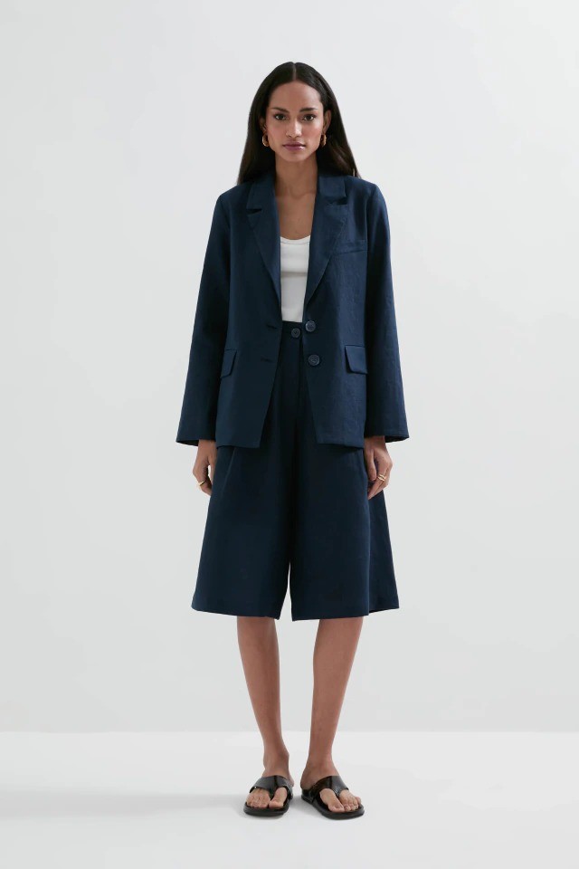 BLAZER EDUARDA AZUL MARINHO BLAZER EDUARDA AZUL MARINHO
