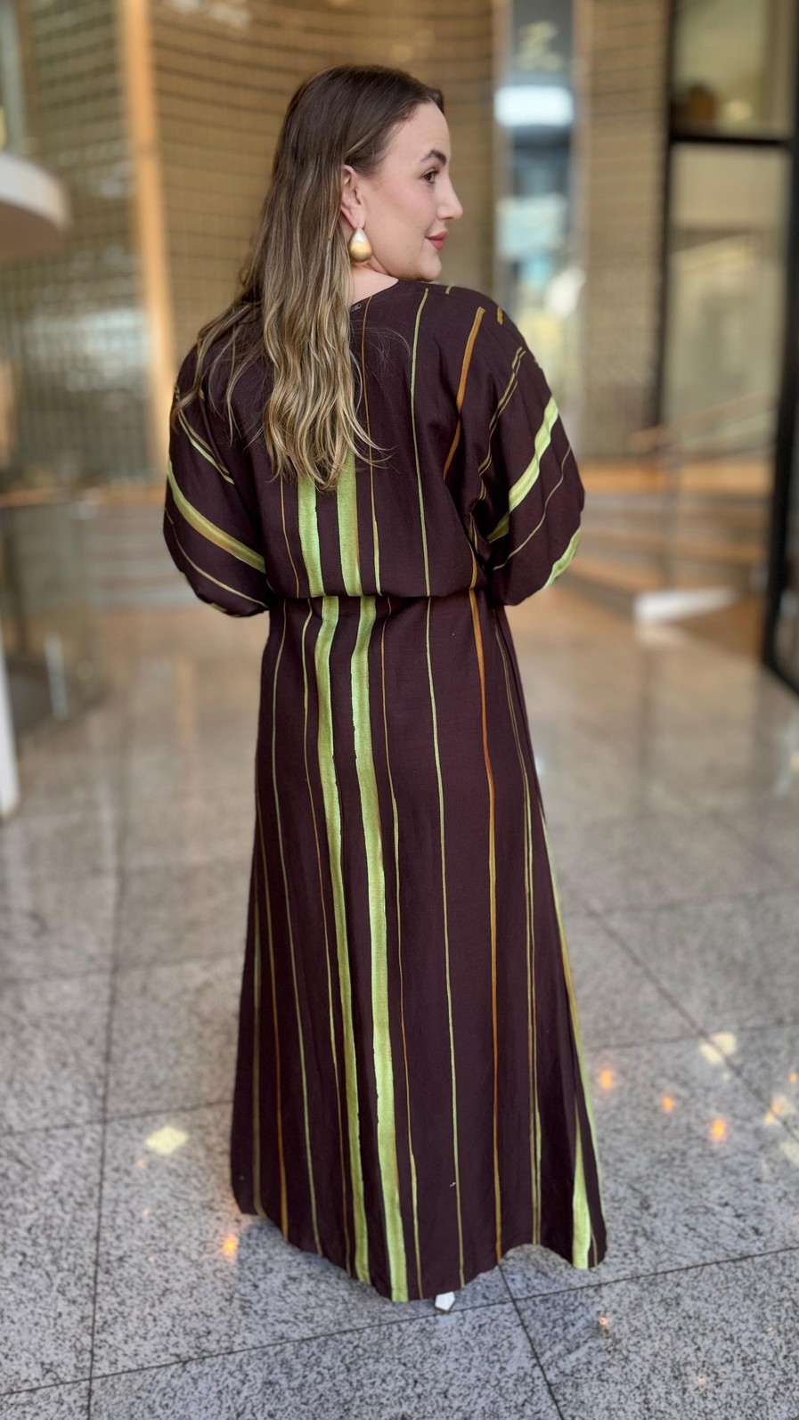 CHEMISIER LINHO ESTAMPADO GREEN WATERCOL FORUM CHEMISIER LINHO ESTAMPADO GREEN WATERCOL FORUM