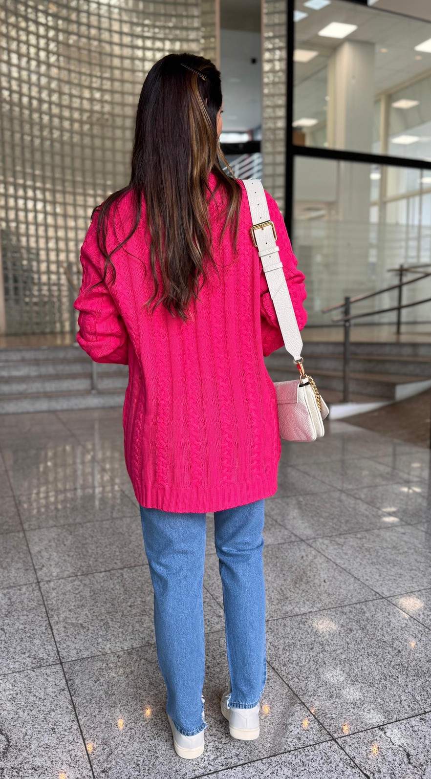 CARDIGAN TRICOT PINK MORENA ROSA CARDIGAN TRICOT PINK MORENA ROSA