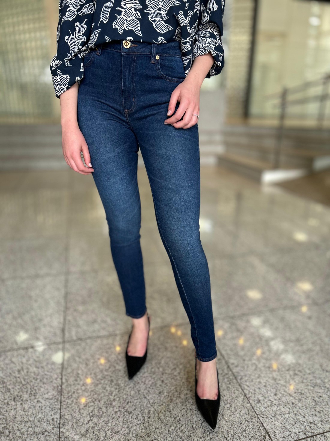 CALCA JEANS MARISA 2 CIGARRETE INDIGO FORUM