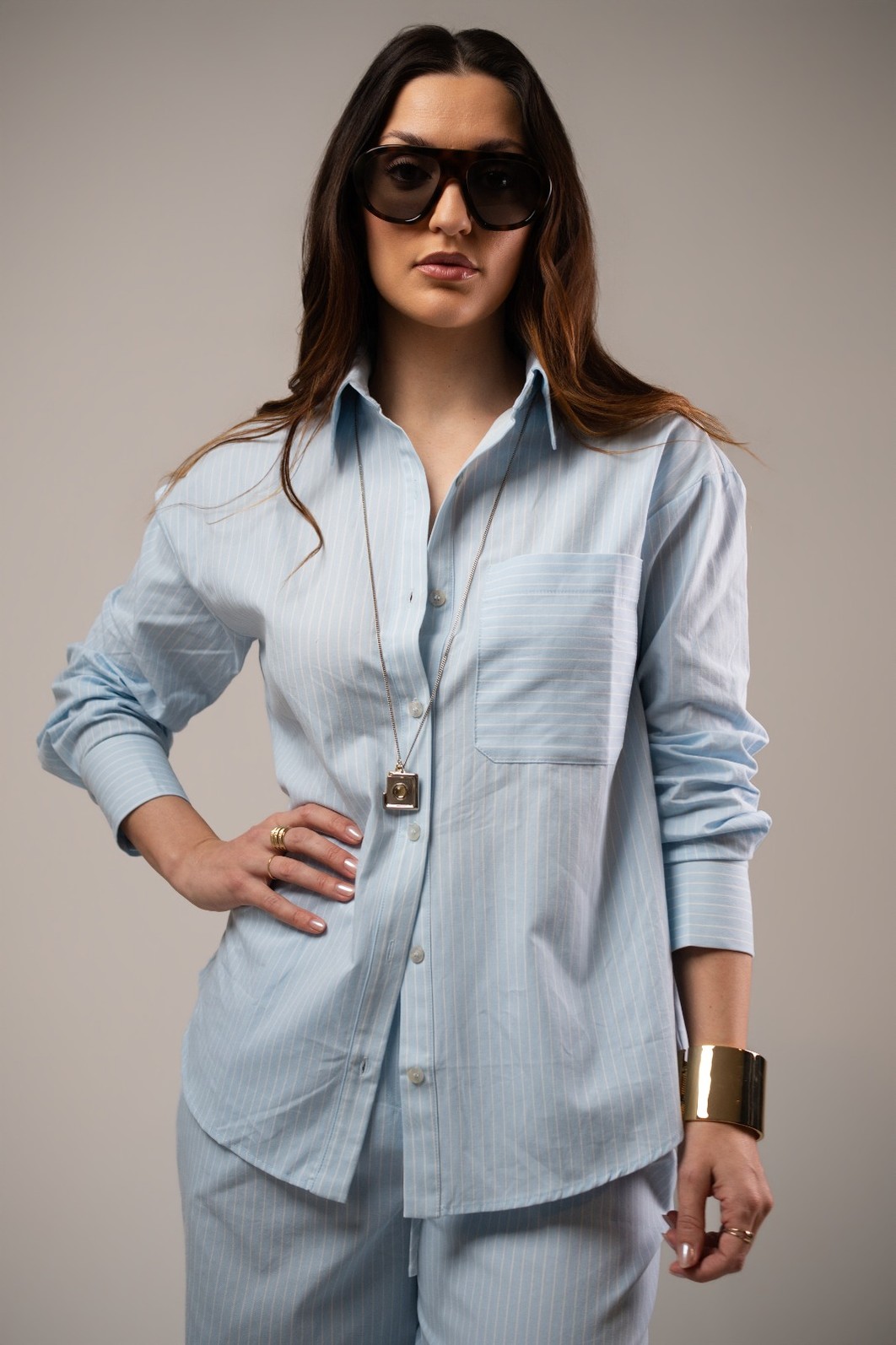CAMISA MARGOH AZUL CLARO CAMISA MARGOH AZUL CLARO