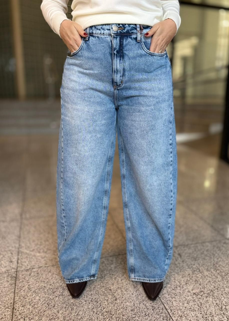 CALCA JEANS BARRIL COLCCI CALCA JEANS BARRIL COLCCI