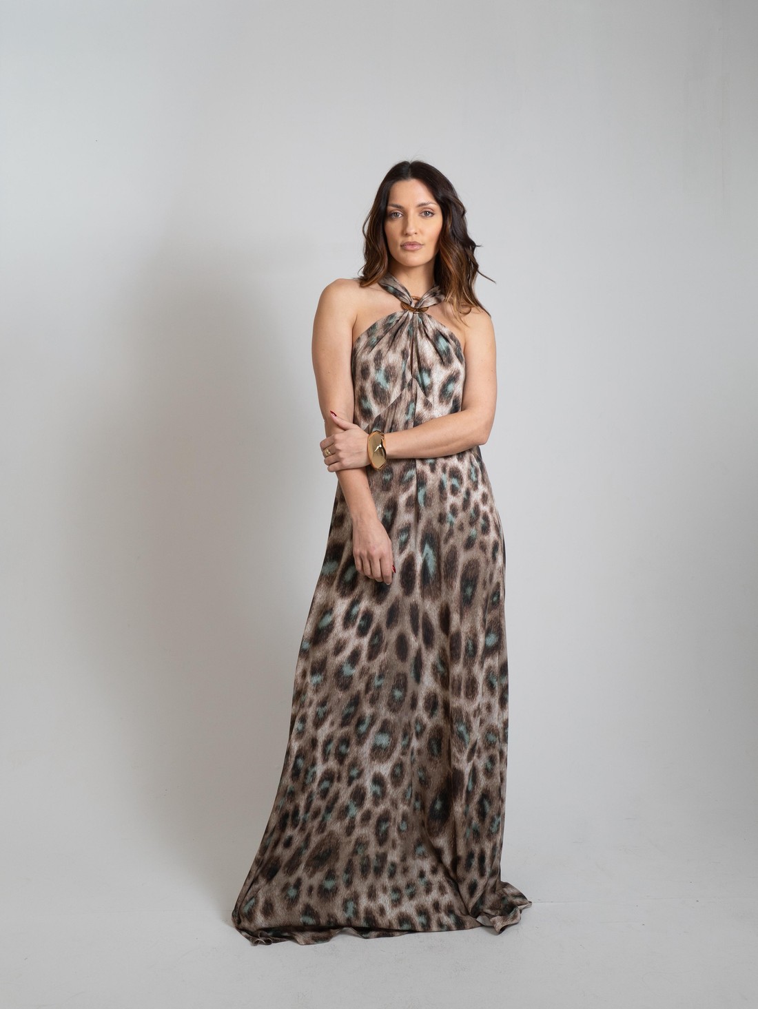 VESTIDO SOLTO CAVA FRANCESA SEM MANGA LONGO MORENA ROSA