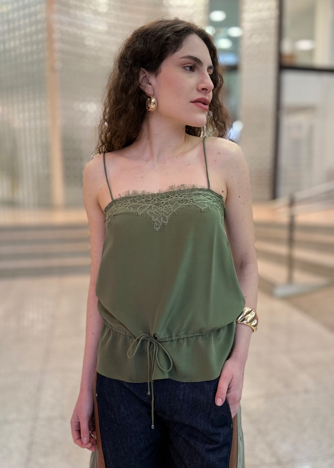 TOP LAURA VERDE THYME ANIMALE TOP LAURA VERDE THYME ANIMALE