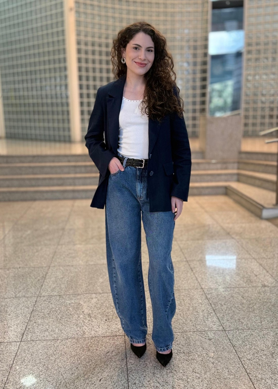 CALCA JEANS BARREL INDIGO FORUM CALCA JEANS BARREL INDIGO FORUM