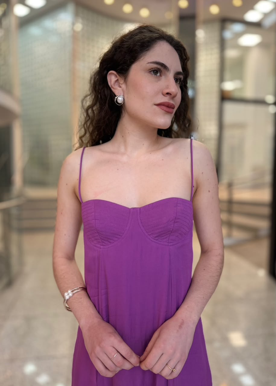 VESTIDO LONGO PESPONTO ANIMALE VESTIDO LONGO PESPONTO ANIMALE