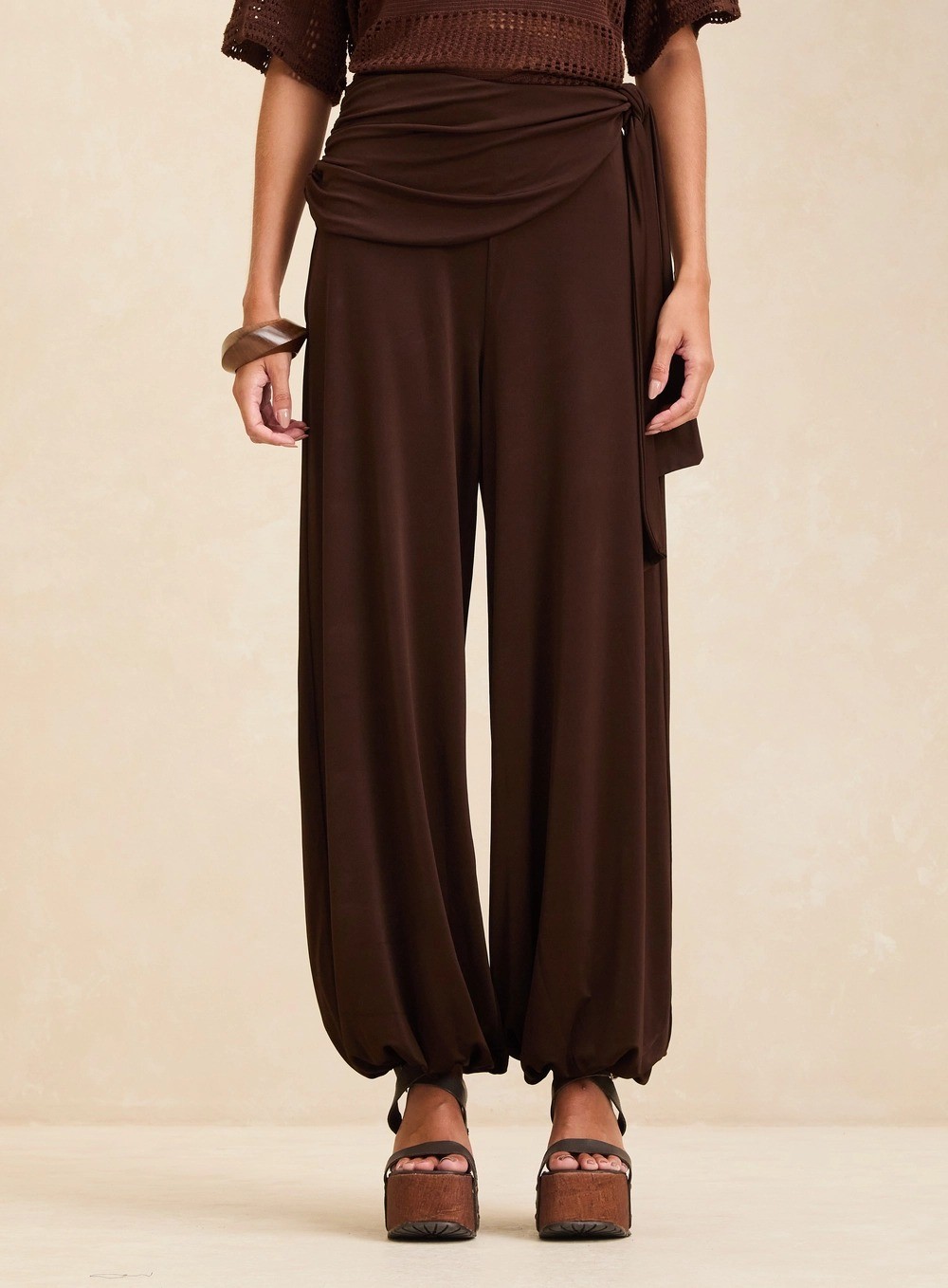 CALÇA BALLON MARROM CUMIN FORUM CALÇA BALLON MARROM CUMIN FORUM