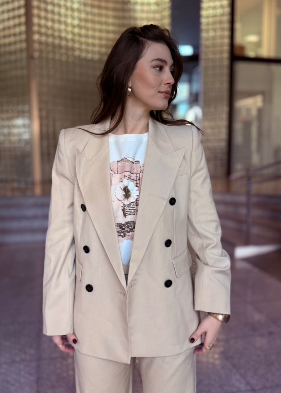 BLAZER ZOE BEGE FIELD NV BLAZER ZOE BEGE FIELD NV