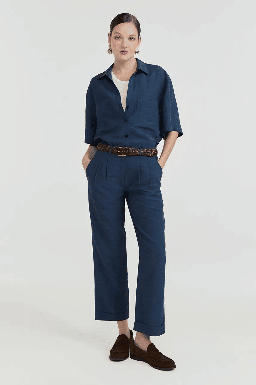 CALCA CLARISSA AZUL RETRO NV CALCA CLARISSA AZUL RETRO NV