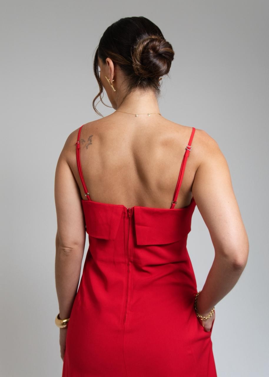 VESTIDO AMIRI VERMELHO VESTIDO AMIRI VERMELHO