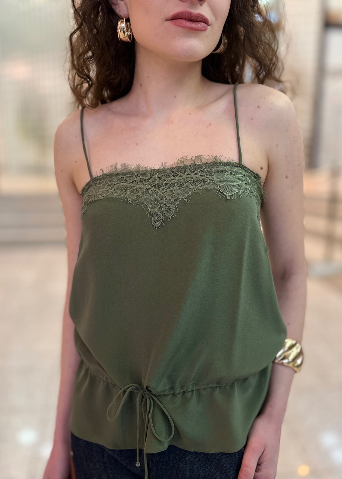 TOP LAURA VERDE THYME ANIMALE TOP LAURA VERDE THYME ANIMALE