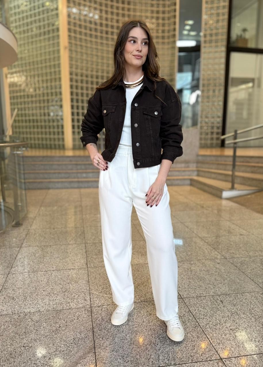 JAQUETA COLOR OVER MARROM CALVIN KLEIN