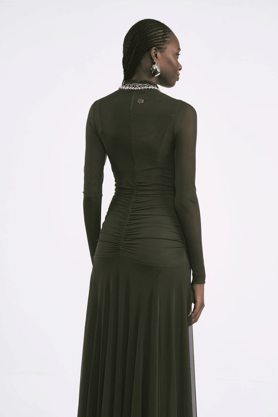 VESTIDO TULE VERDE EDEN COLCCI VESTIDO TULE VERDE EDEN COLCCI
