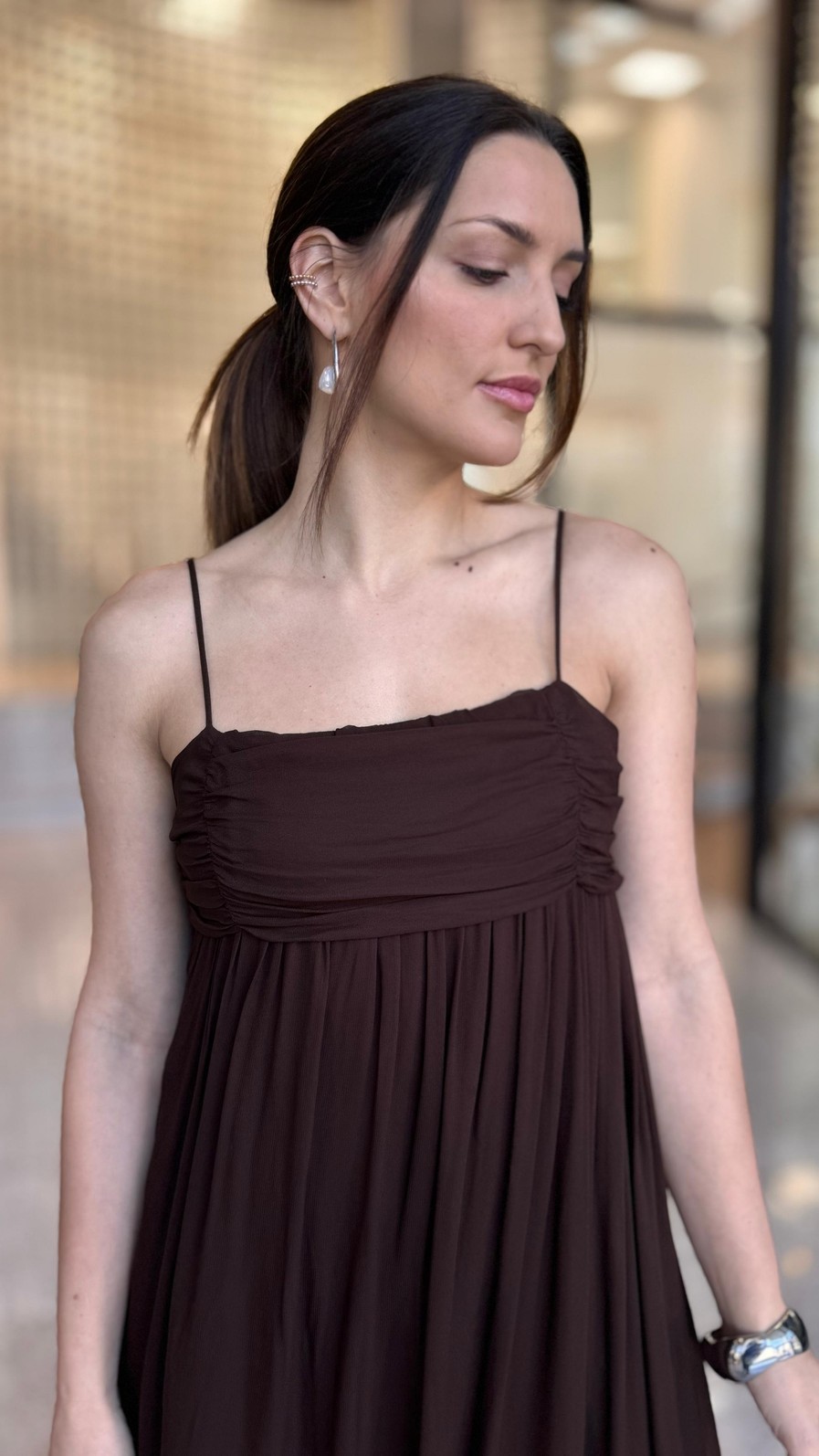 VESTIDO MARROM NOBUCK FORUM VESTIDO MARROM NOBUCK FORUM