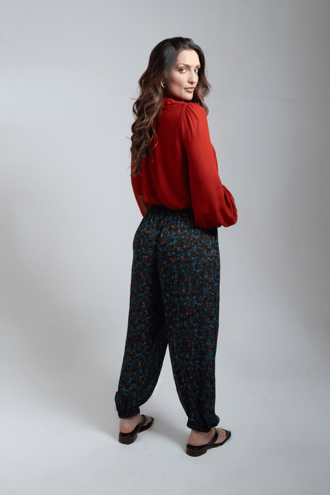 CALCA PAREO DE GEORGETTE EST LIBERTY ALGAS COLOR ANIMALE