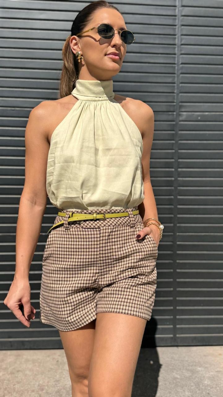 BLUSA LINHO VERDE ALFAFA FORUM BLUSA LINHO VERDE ALFAFA FORUM