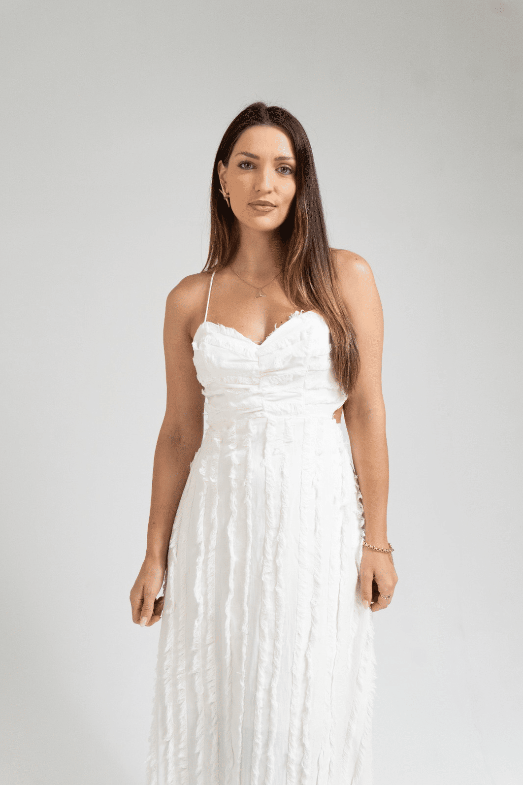 VESTIDO BEGE AFFOGATO FORUM