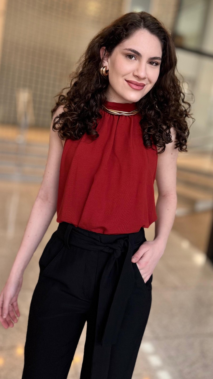 BLUSA LINHO LARANJA FORUM BLUSA LINHO LARANJA FORUM