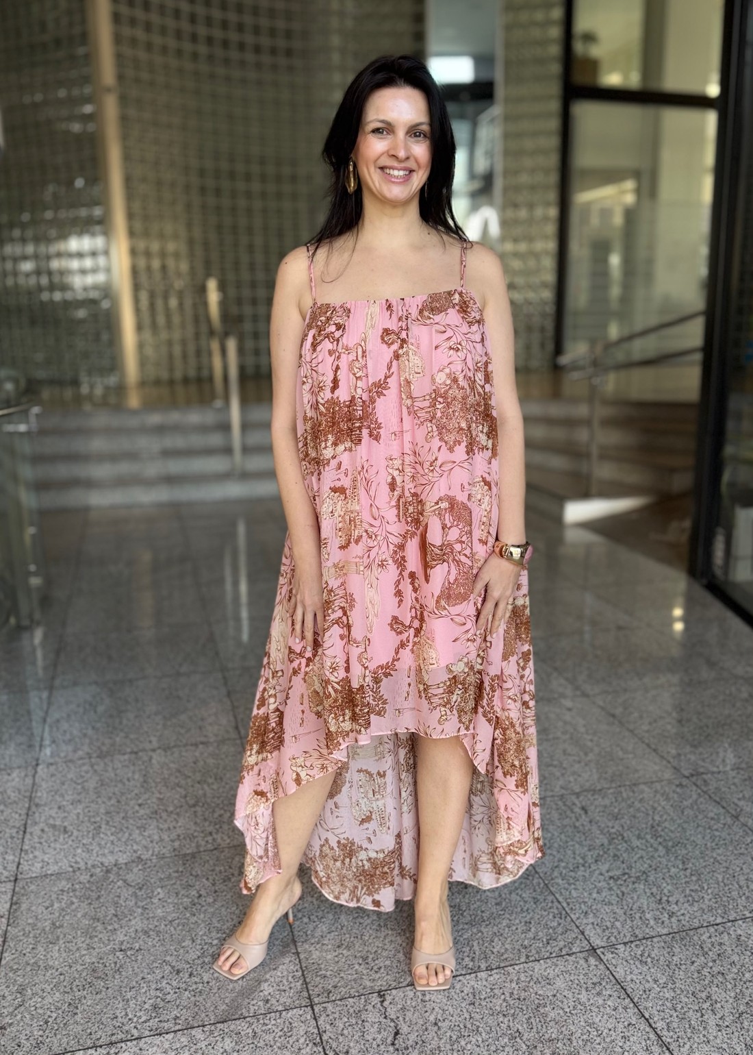 VESTIDO ESTAMPADO KALISTE COLCCI