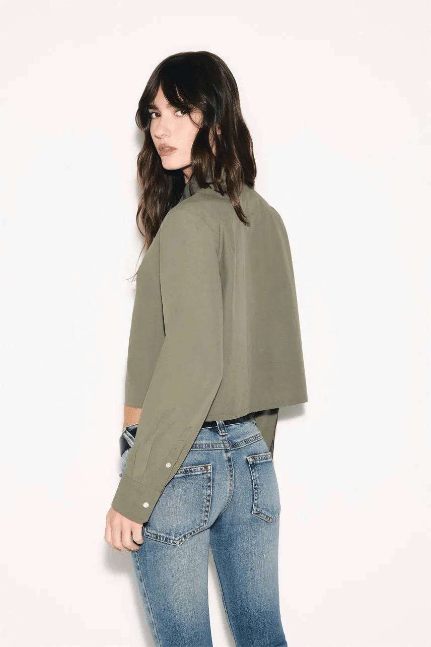 CAMISA LAURA VERDE CARGO NV CAMISA LAURA VERDE CARGO NV