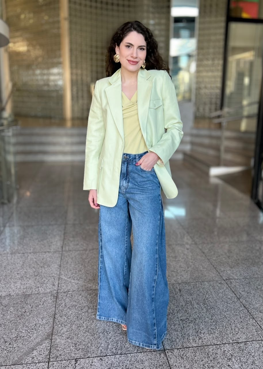 BLAZER COM LINHO VERDE ANIMALE BLAZER COM LINHO VERDE ANIMALE