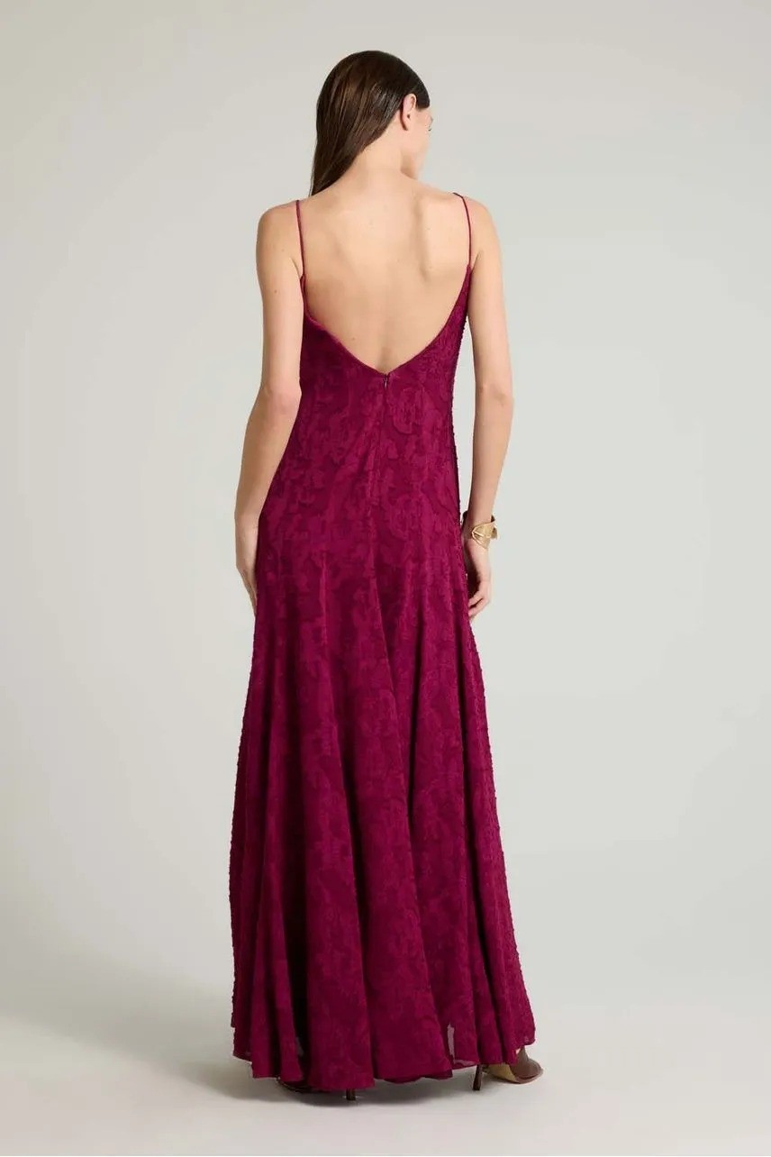 VESTIDO GIULIANA VERMELHO BORDO NV VESTIDO GIULIANA VERMELHO BORDO NV