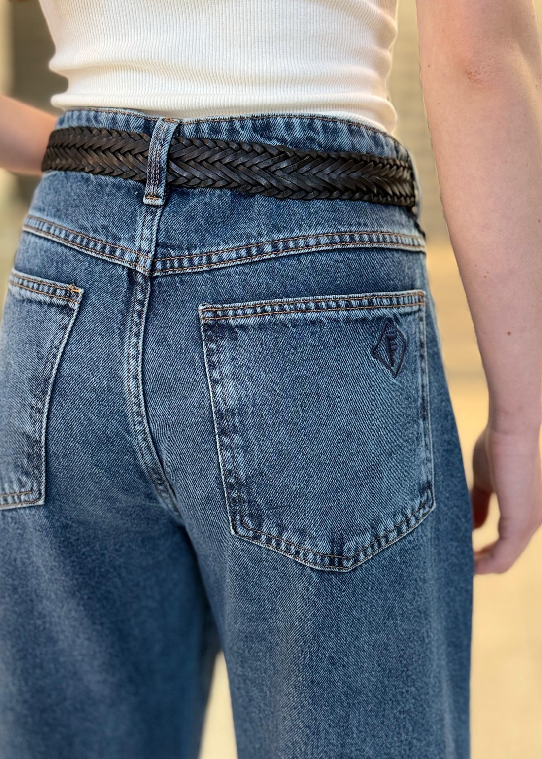 CALCA JEANS BARREL INDIGO FORUM CALCA JEANS BARREL INDIGO FORUM