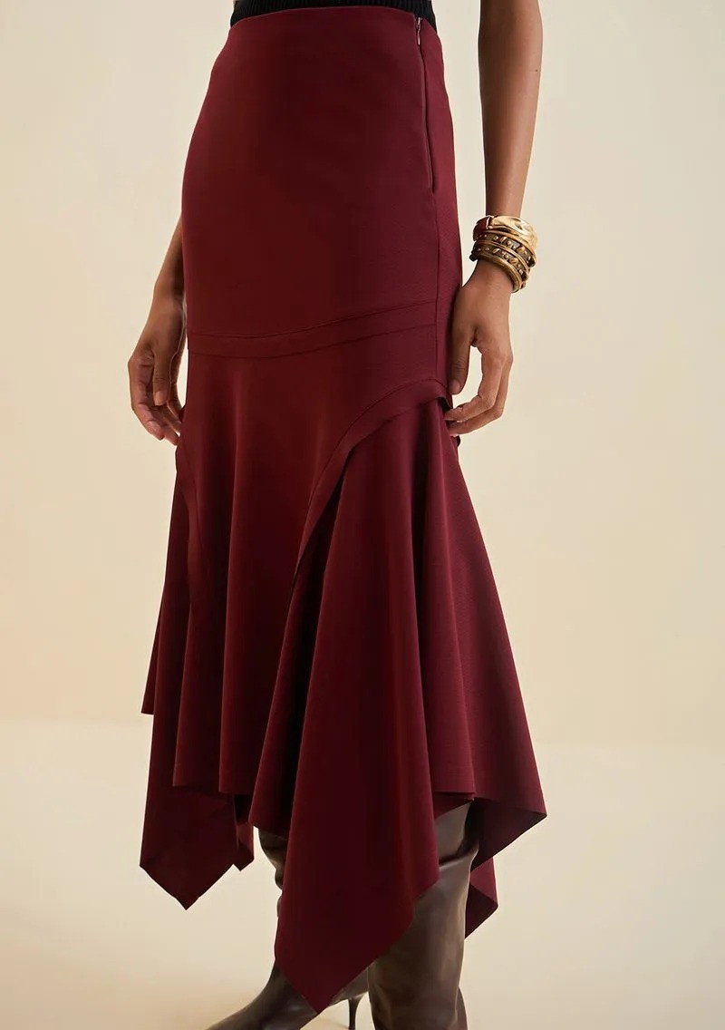 SAIA EVASE ALTA MIDI BORDO MORENA ROSA