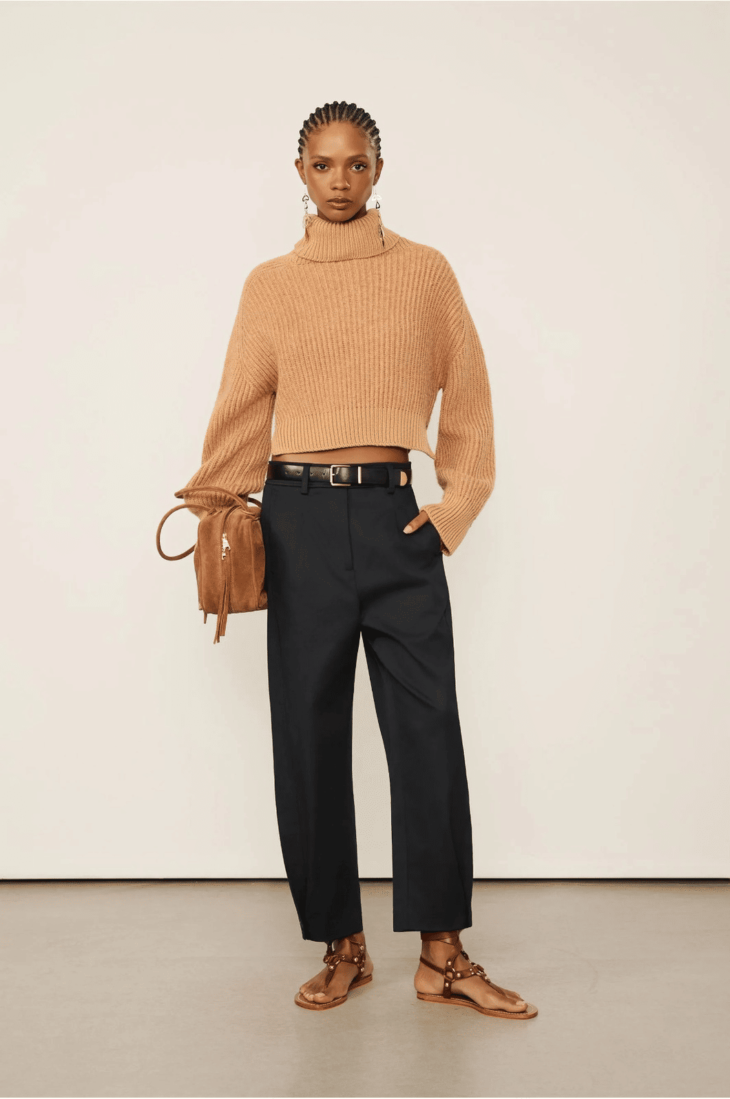 CALCA BOTOES NA BARRA PRETO ANIMALE CALCA BOTOES NA BARRA PRETO ANIMALE