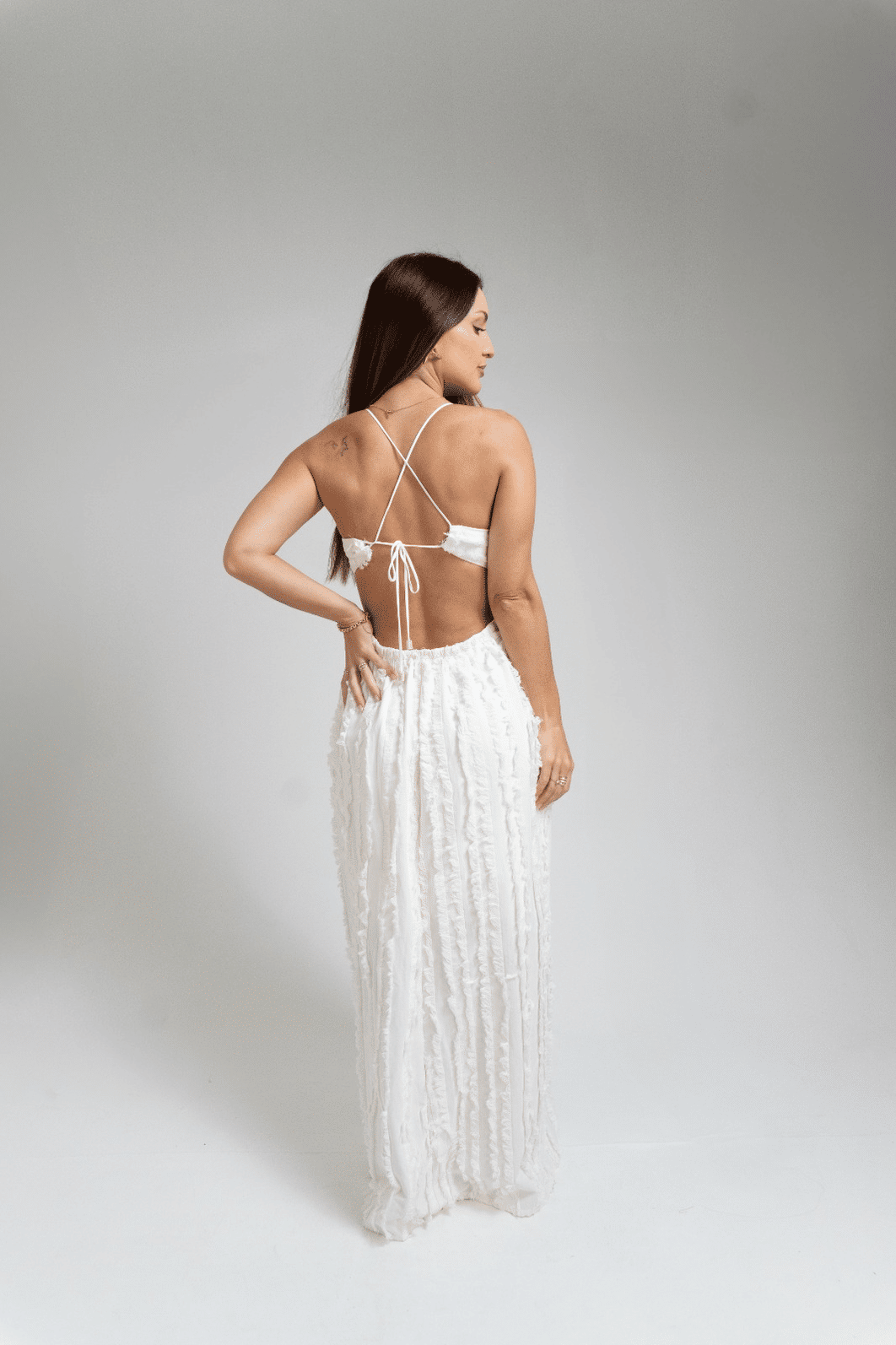 VESTIDO BEGE AFFOGATO FORUM