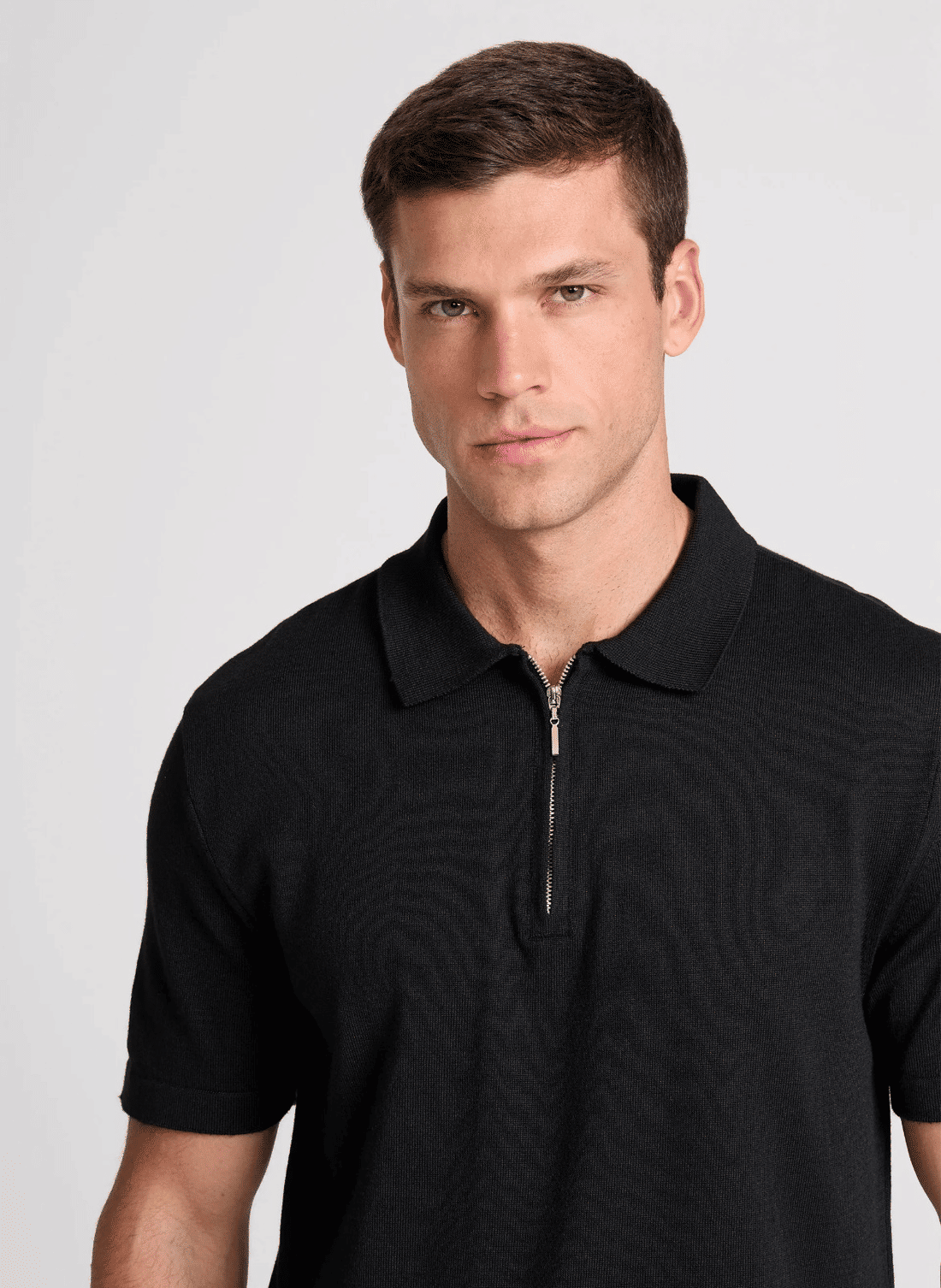 TRICOT POLO MC BLACK PRETO JOHN JOHN TRICOT POLO MC BLACK PRETO JOHN JOHN