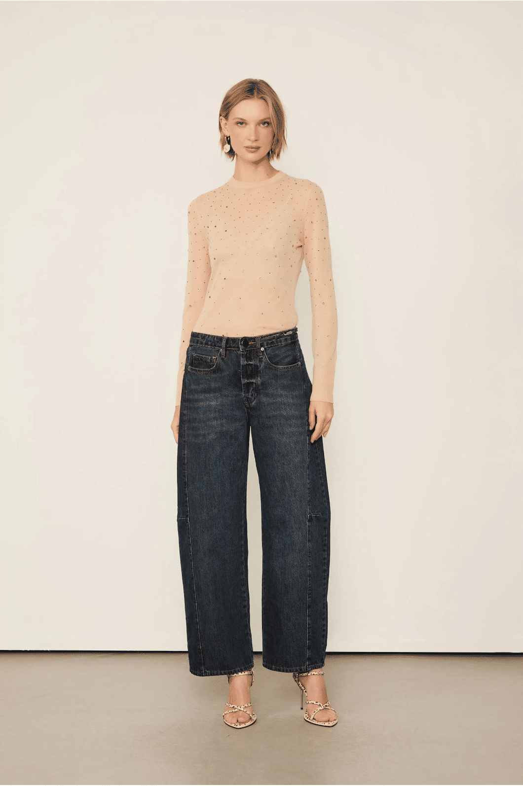 TOP SEGUNDA PELE HOTFIX TRICOT BEGE ANIMALE TOP SEGUNDA PELE HOTFIX TRICOT BEGE ANIMALE