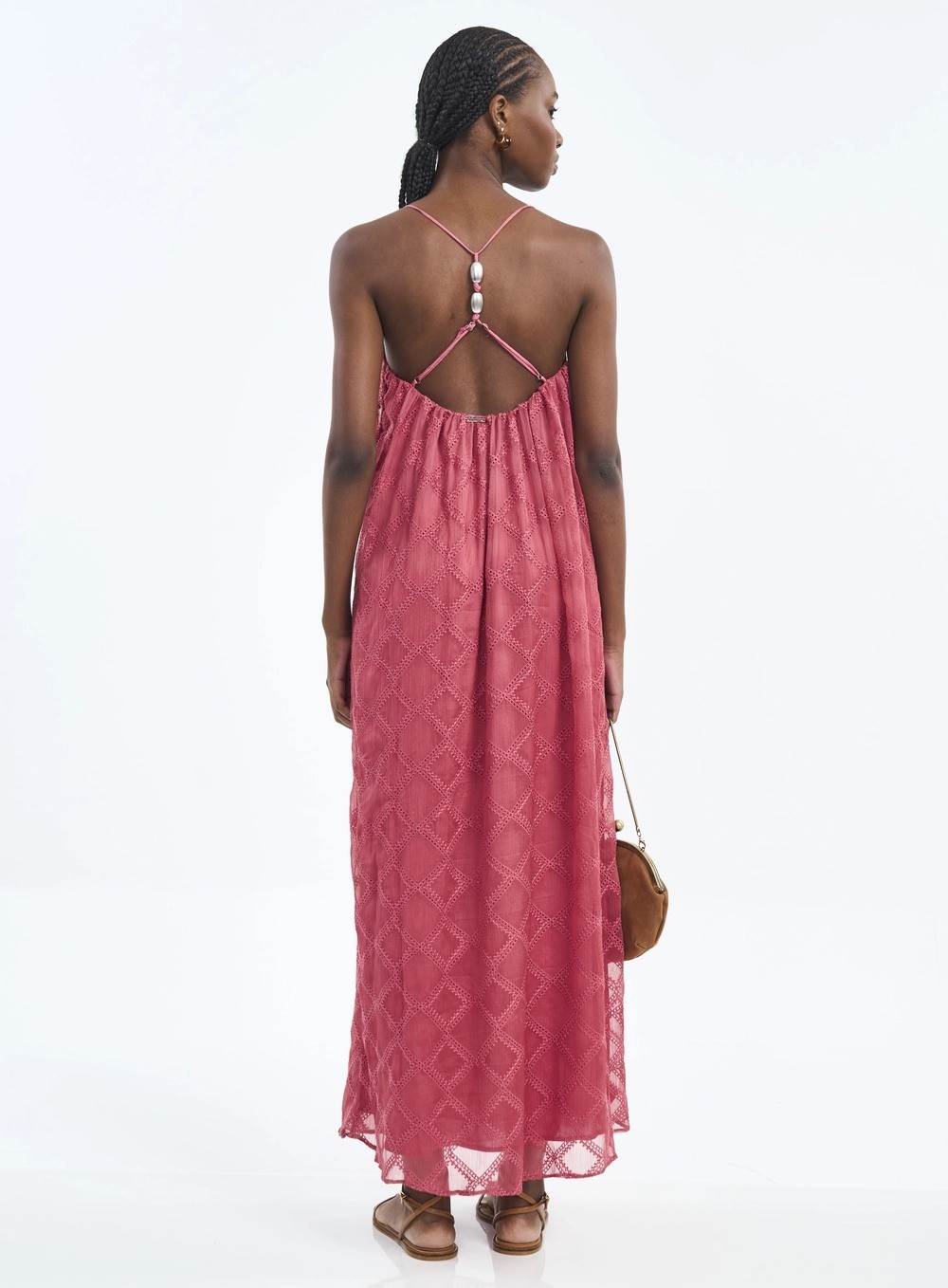 VESTIDO BORDADO ROSA DANDY COLCCI VESTIDO BORDADO ROSA DANDY COLCCI