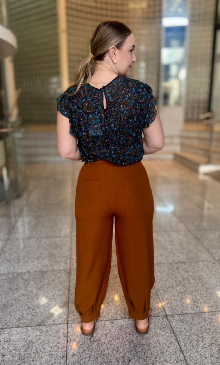 CALCA HELENA MARROM GINGER NV CALCA HELENA MARROM GINGER NV