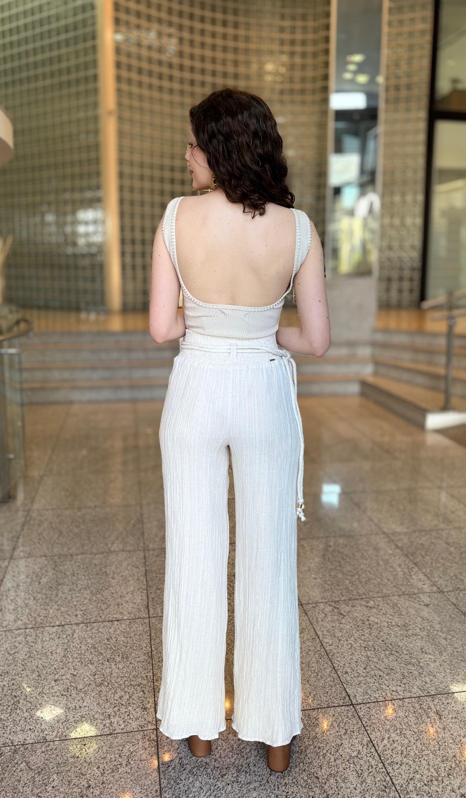 CALCA PANTALONA  ALTA MORENA ROSA