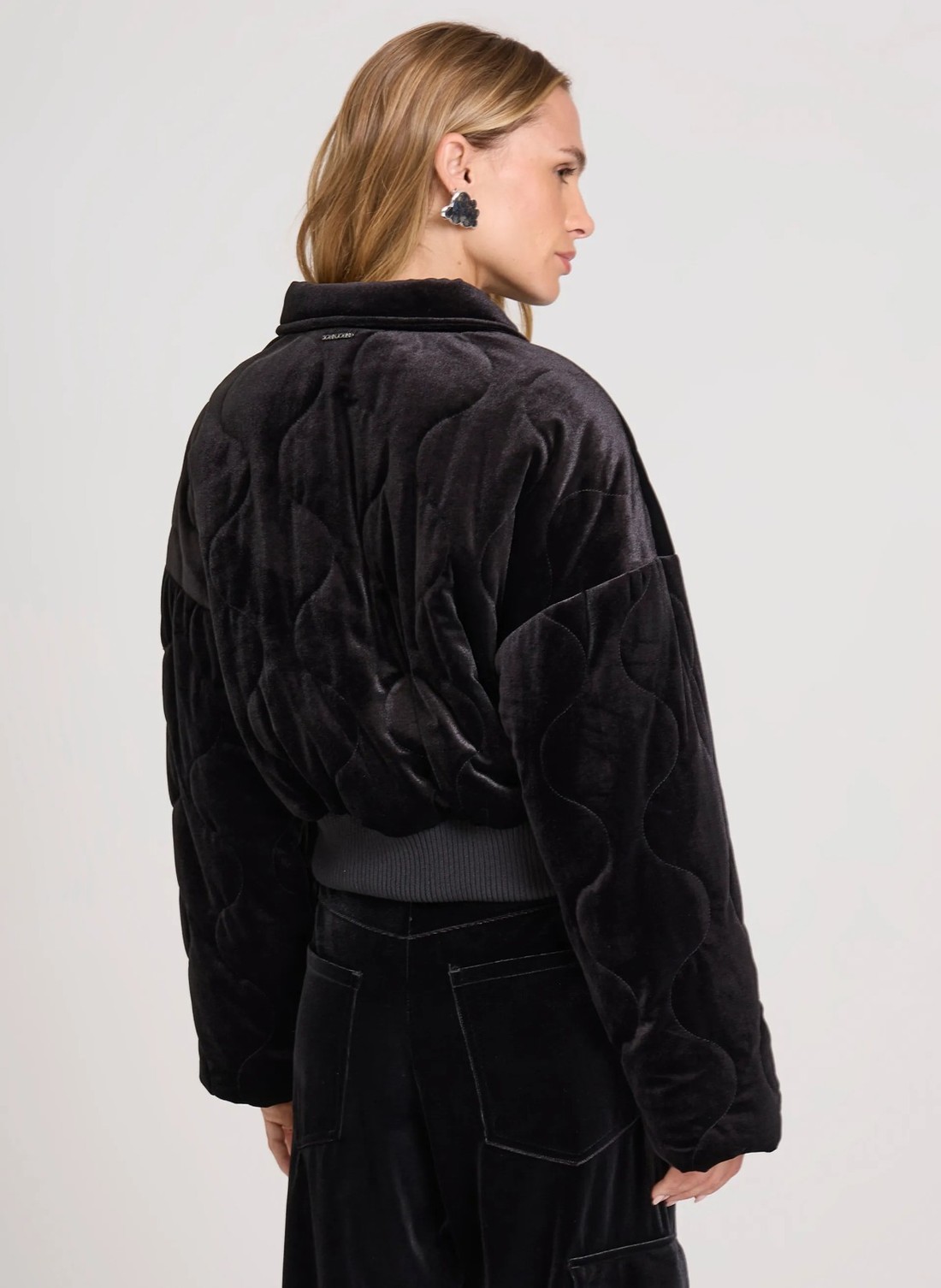 CASACO PUFFER VELVET JOHN JOHN CASACO PUFFER VELVET JOHN JOHN