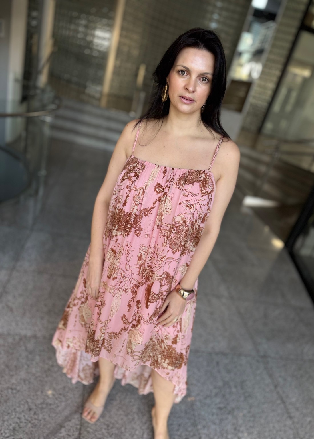 VESTIDO ESTAMPADO KALISTE COLCCI