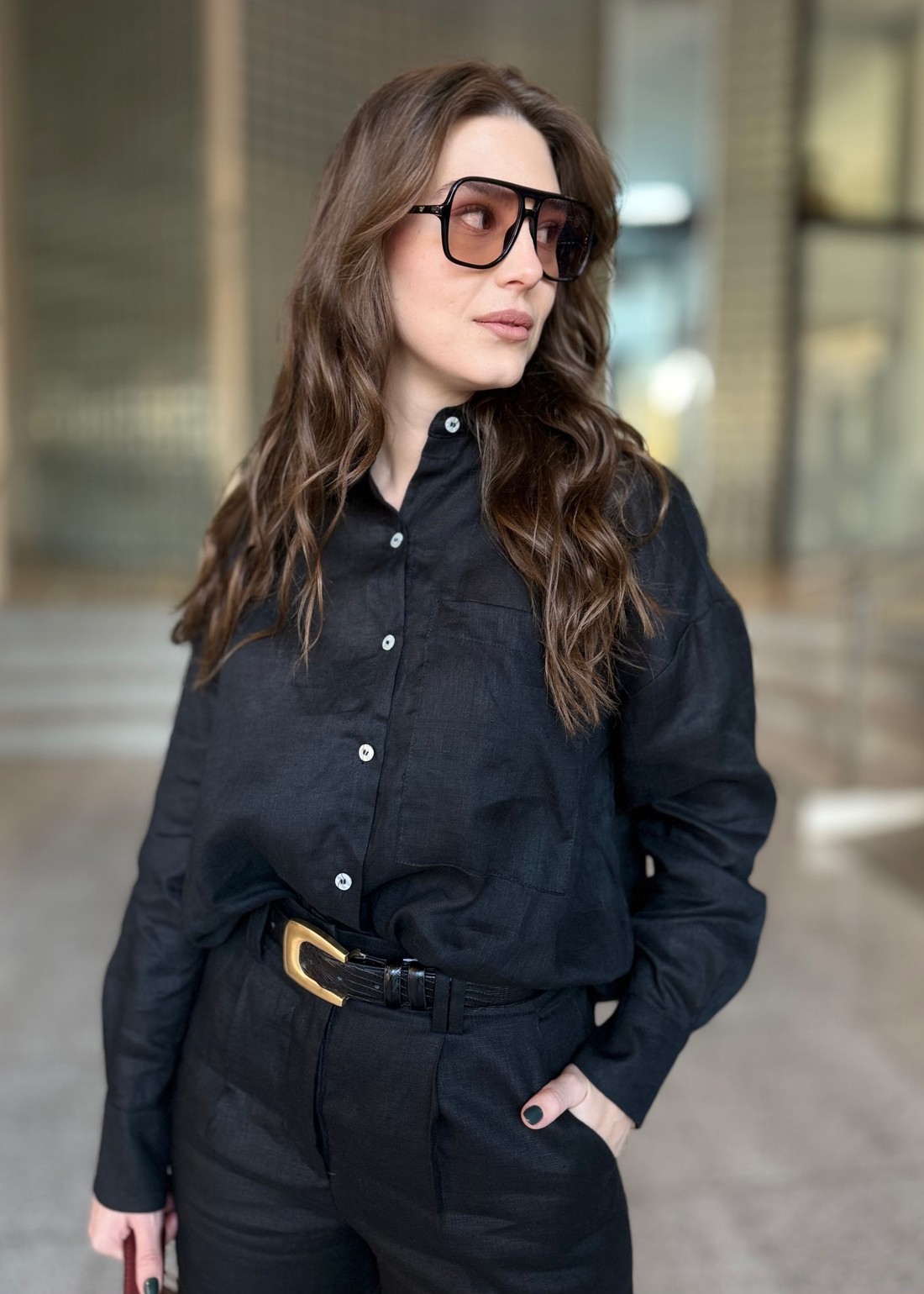 CAMISA CHLOE PRETO CAMISA CHLOE PRETO