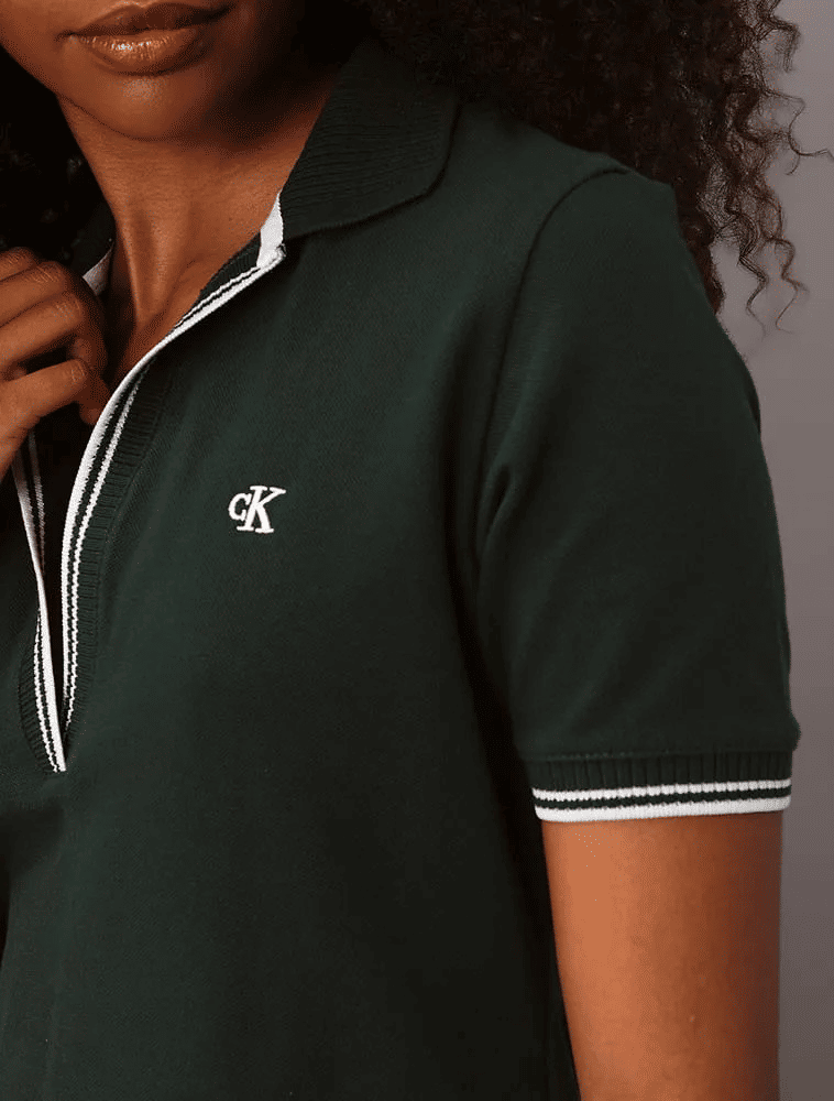 BLUSA POLO VERDE MEDIO CALVIN KLEIN BLUSA POLO VERDE MEDIO CALVIN KLEIN