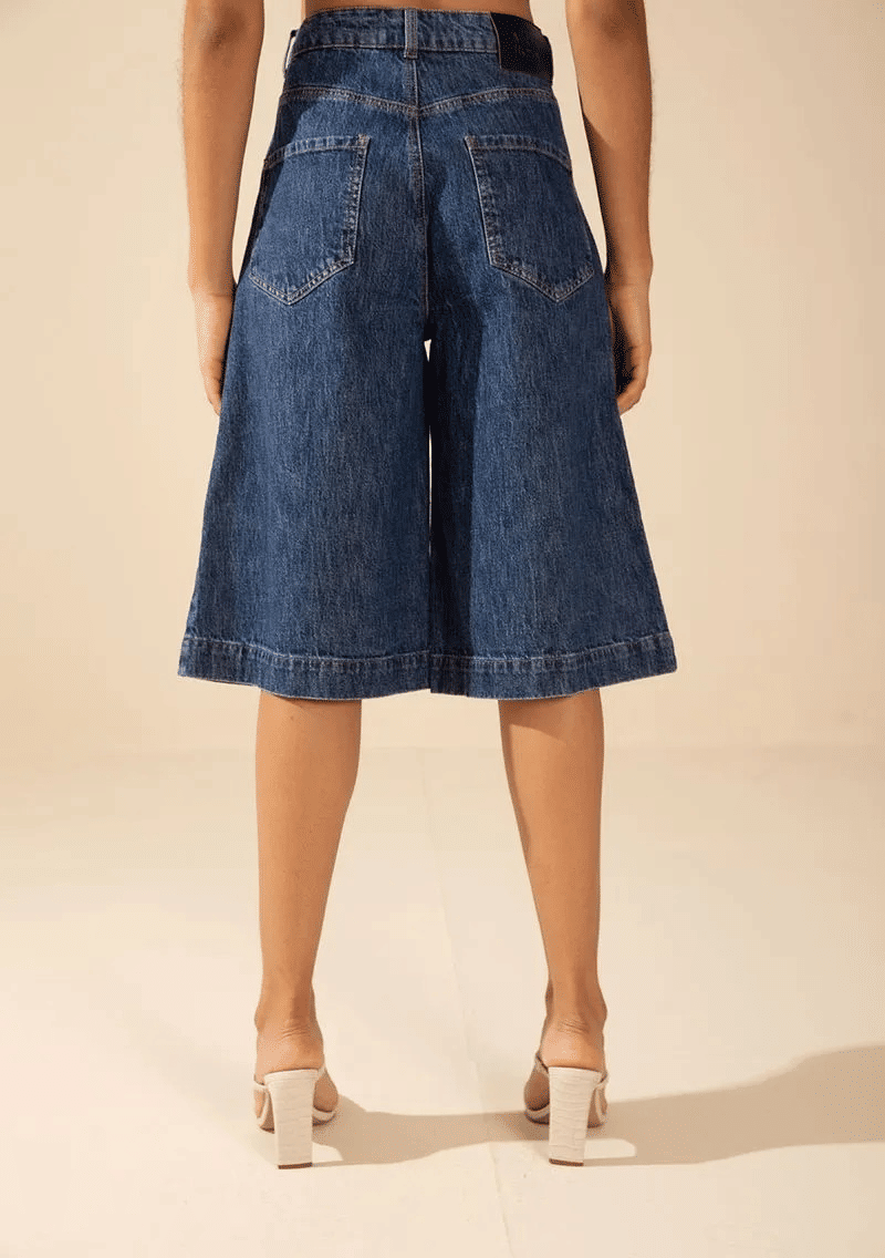 BERMUDA RETA ALTA MORENA ROSA BERMUDA RETA ALTA MORENA ROSA