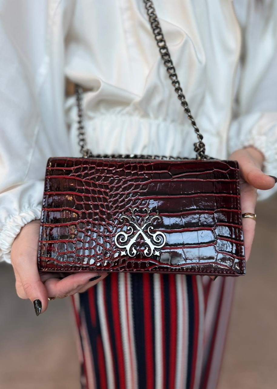 CROSSBODY PURE ROCK CROCO RED JOHN JOHN CROSSBODY PURE ROCK CROCO RED JOHN JOHN