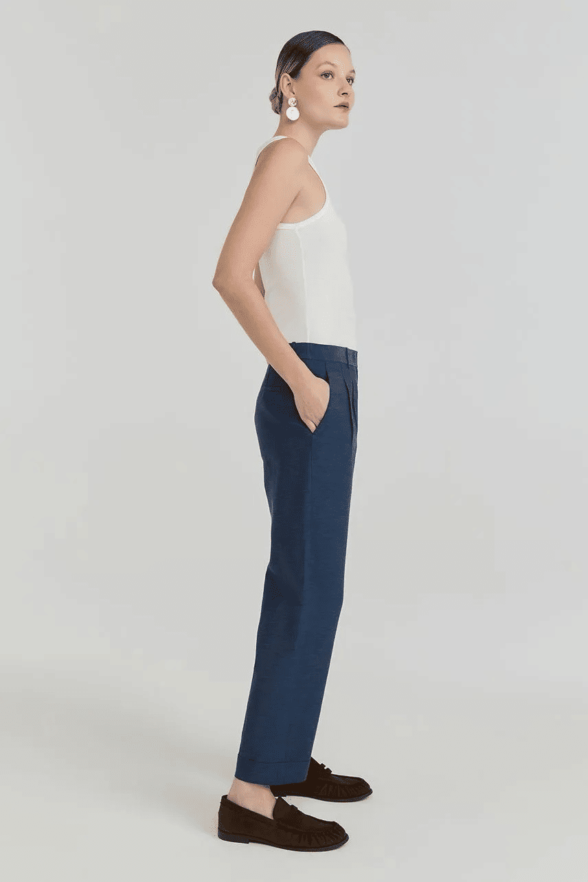 CALCA CLARISSA AZUL RETRO NV CALCA CLARISSA AZUL RETRO NV