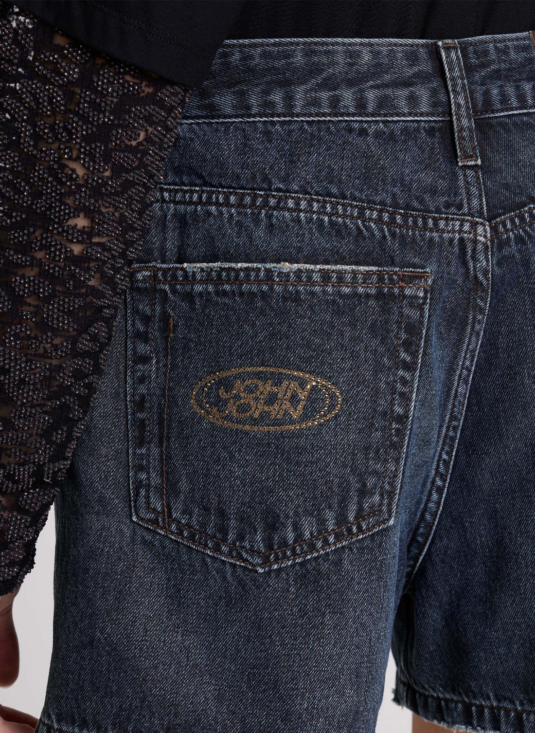 BERMUDA COMFORT DELAWARE JEANS ESCURO JOHN JOHN BERMUDA COMFORT DELAWARE JEANS ESCURO JOHN JOHN