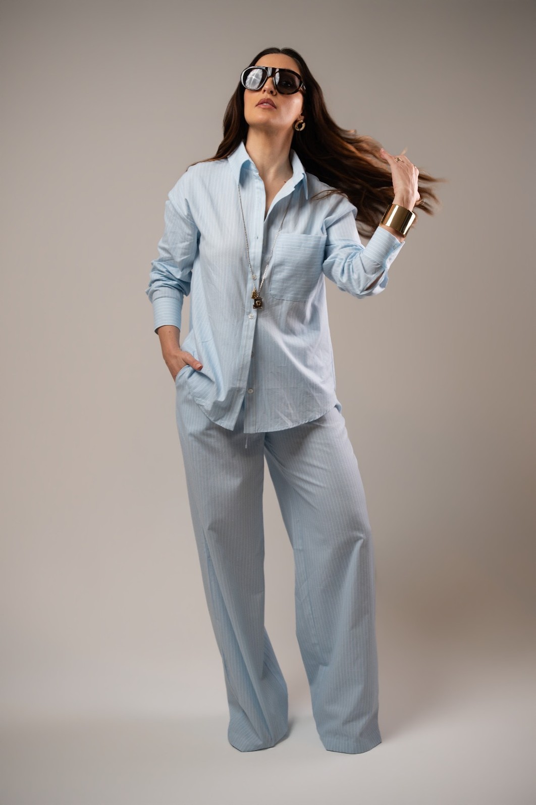 CAMISA MARGOH AZUL CLARO CAMISA MARGOH AZUL CLARO