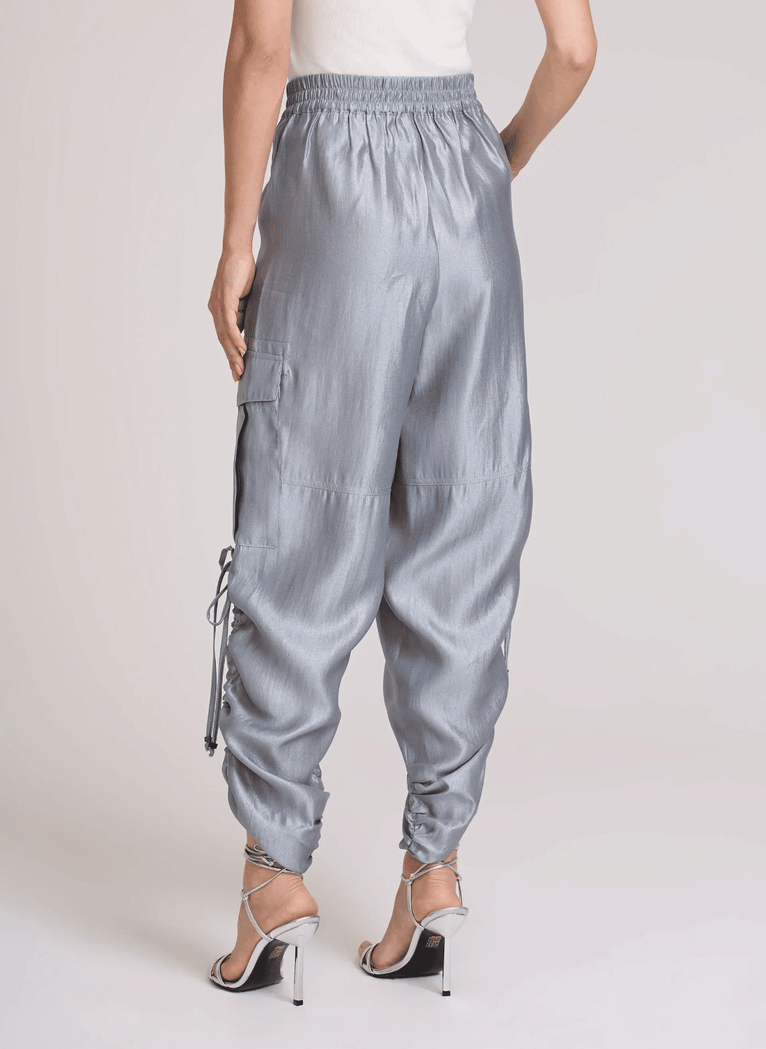 CALCA METAL BRIGHT  PRATA JOHN JOHN CALCA METAL BRIGHT  PRATA JOHN JOHN