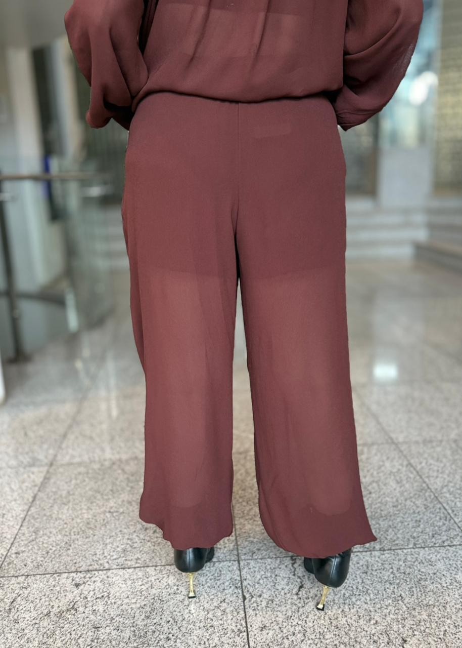 CALCA PREGA MARROM BOHO ANIMALE CALCA PREGA MARROM BOHO ANIMALE