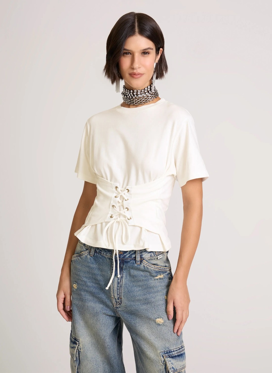 BLUSA JUSTA VICTORIA OFF JOHN JOHN